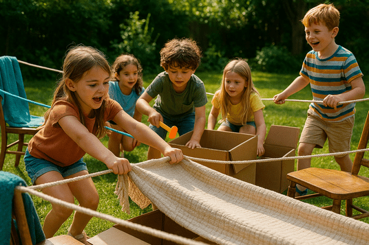 איך נפעיל את הילדים במשחקים בחצר ובגינה