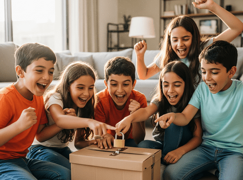 יום הולדת בהפעלה עצמית חדר בריחה