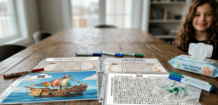 משחקים להדפסה - רעיון יצירתי אתגר האוצר