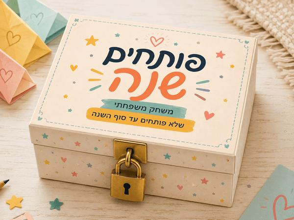 משחק להדפסה לתחילת השנה - גיימי